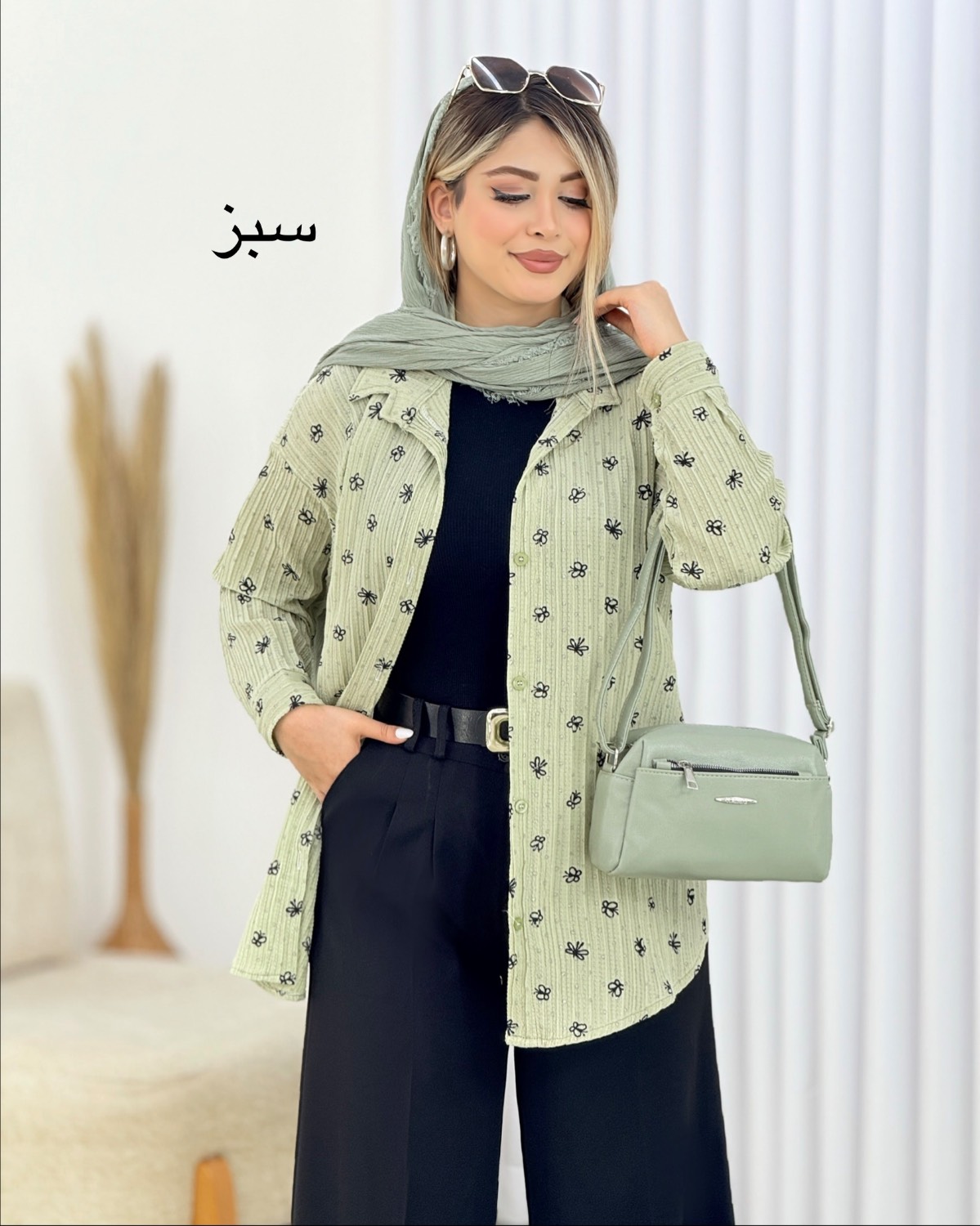 شومیز لمه طرح پروانه کد i558