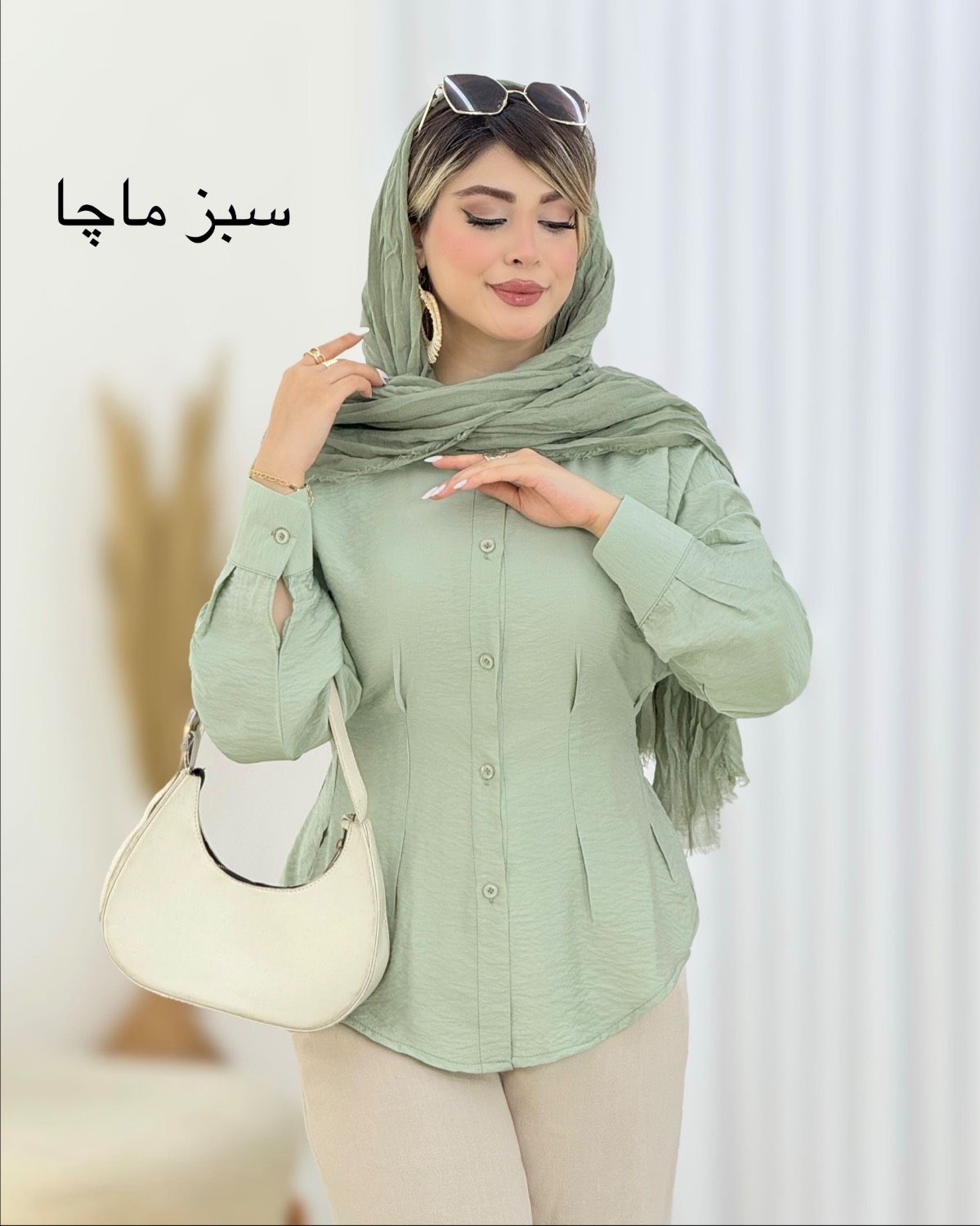 شومیز لیندا عروسکی کمرکش کد i616