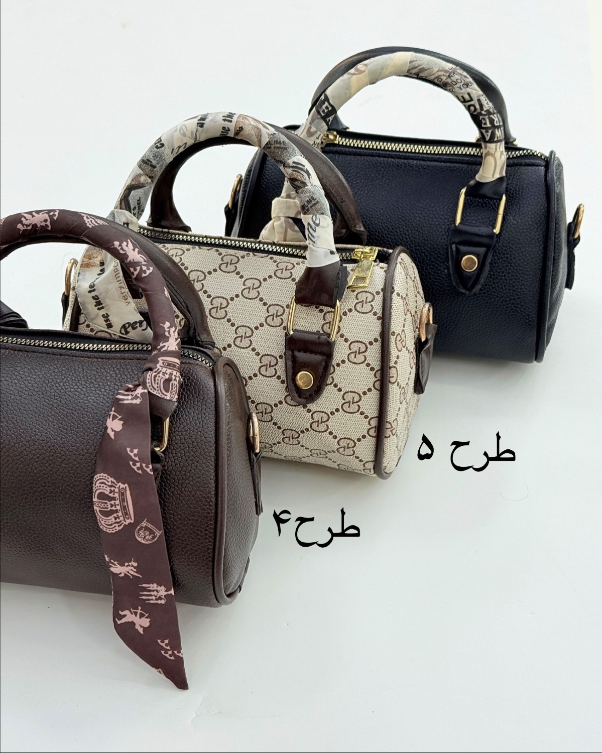 کیف ورسارچه طرحدار چرم کد i521