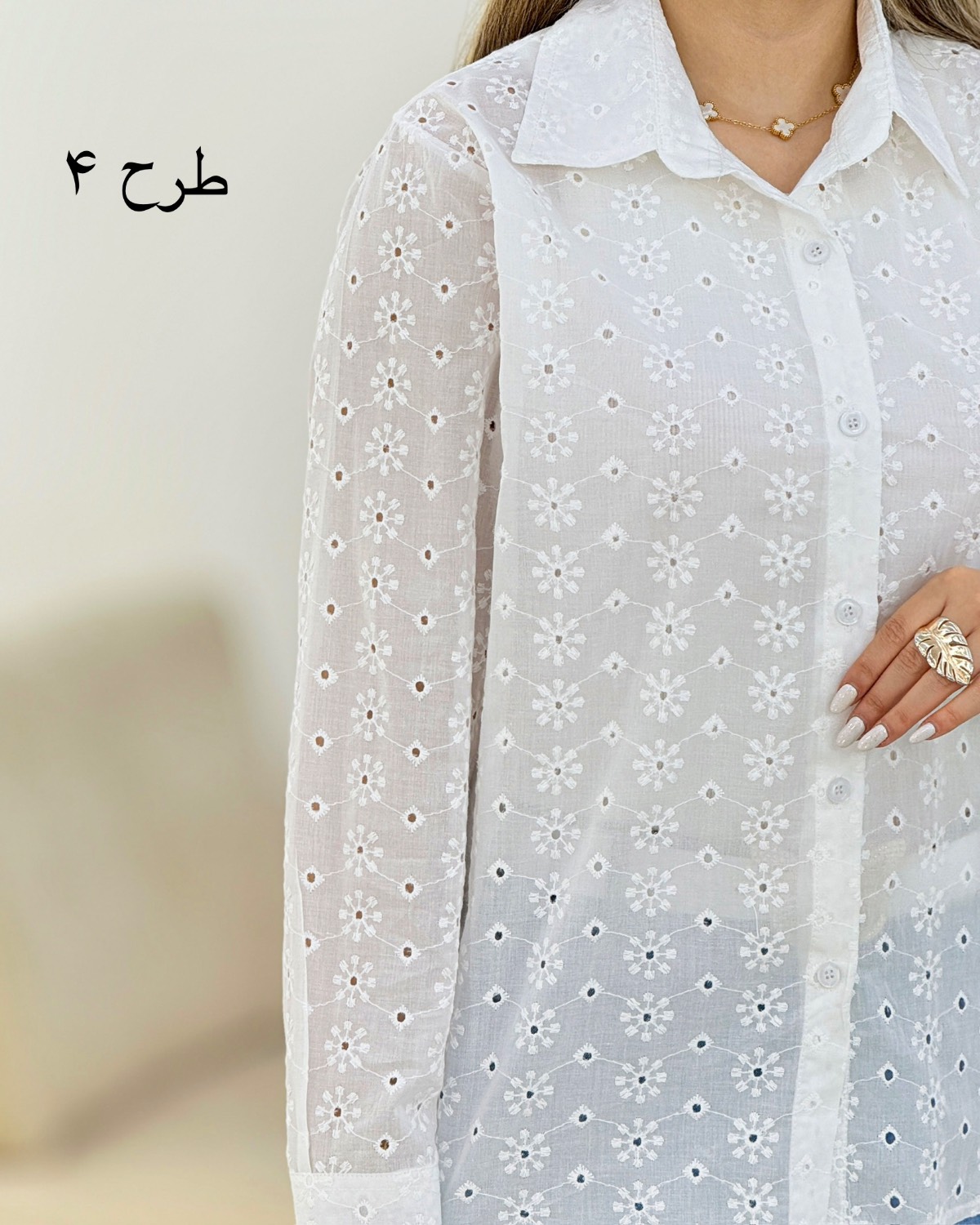 مانتو لینن سوزن دوزی کد i608