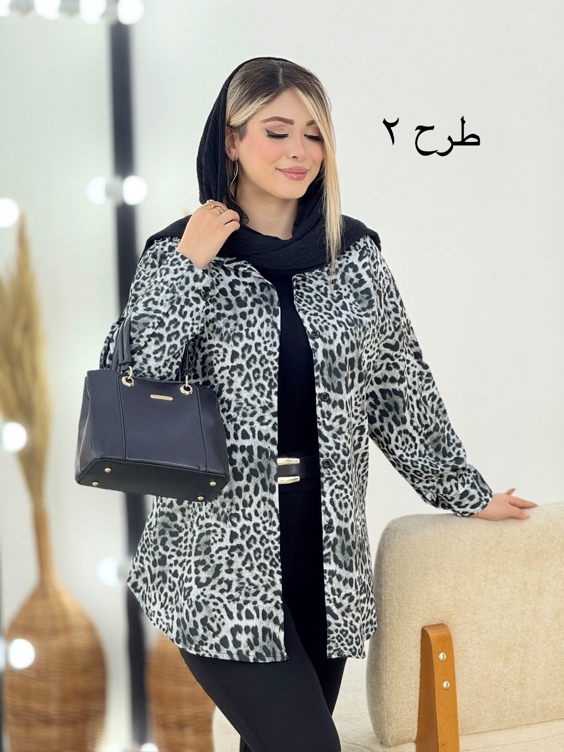 شومیز پلنگی ینزی کد i501
