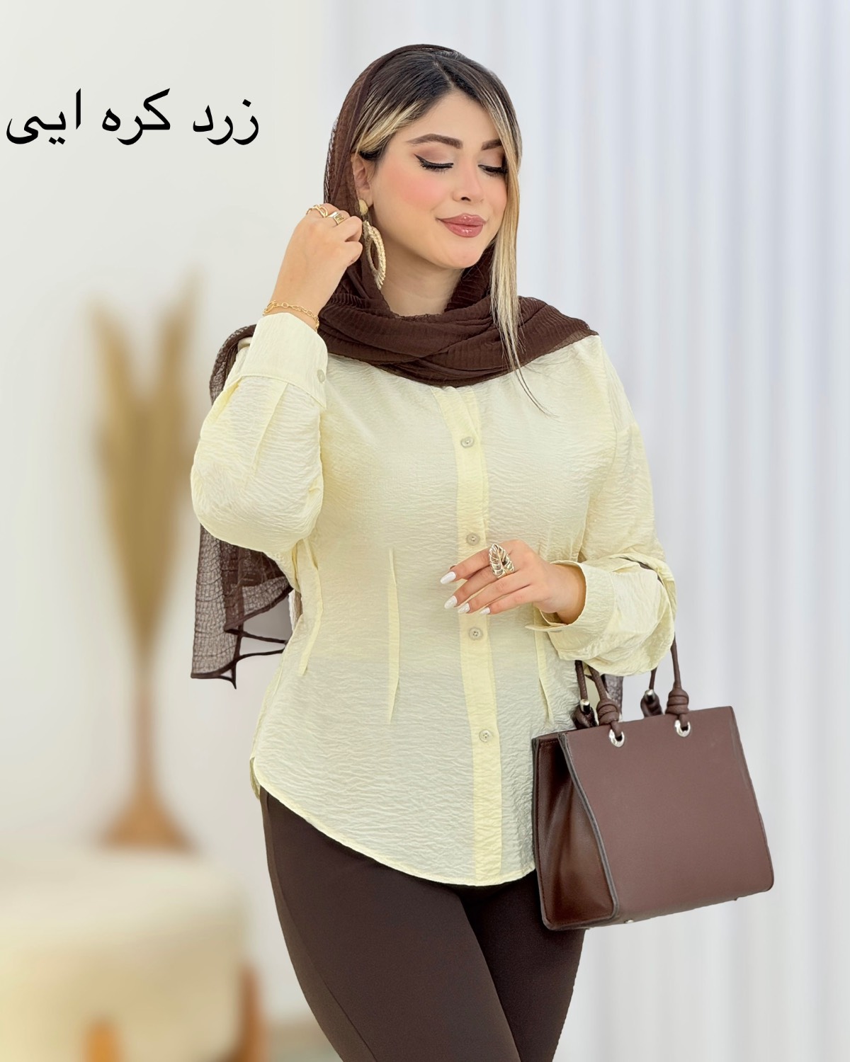 شومیز لیندا عروسکی کمرکش کد i616