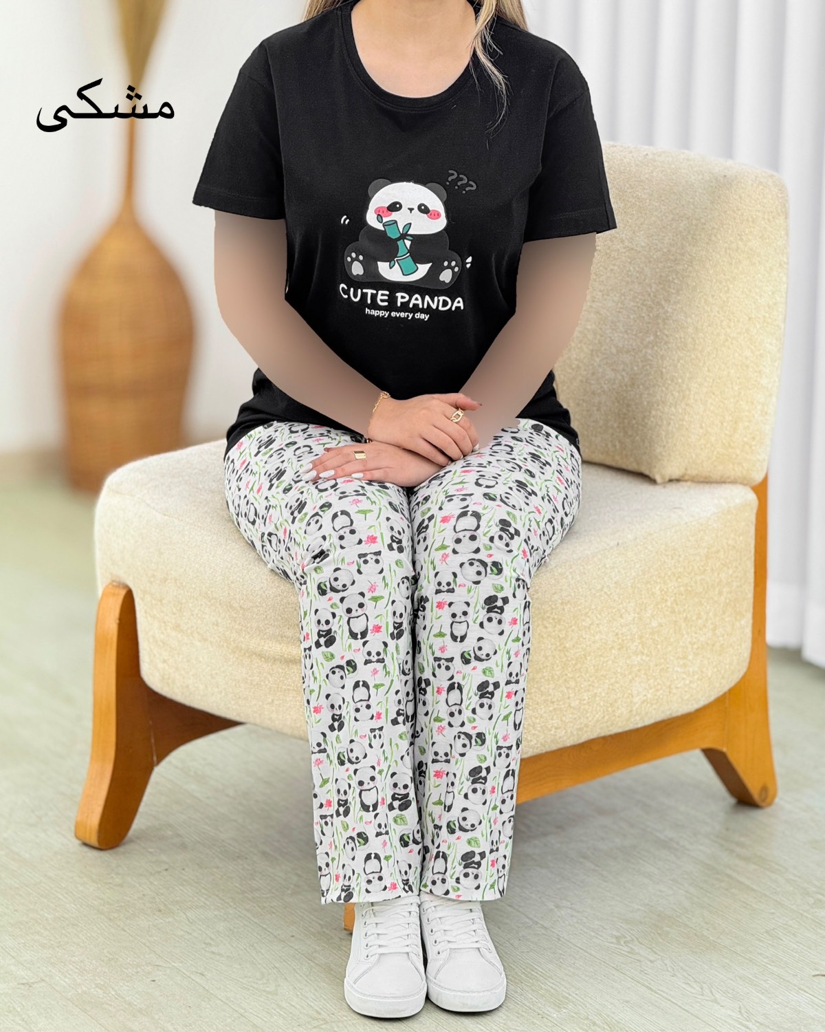 ست تیشرت و شلوار عروسکی نخ پنبه کد i586