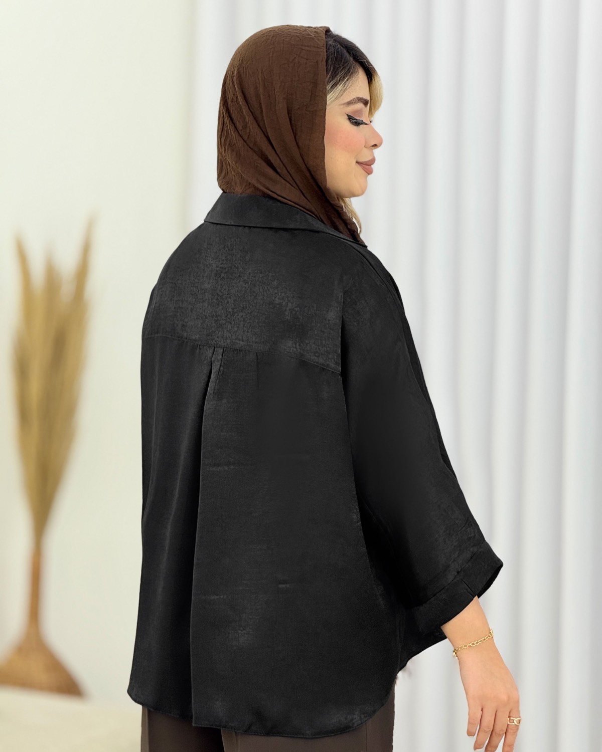 شومیز پیلی‌دار کوپرا کد i611