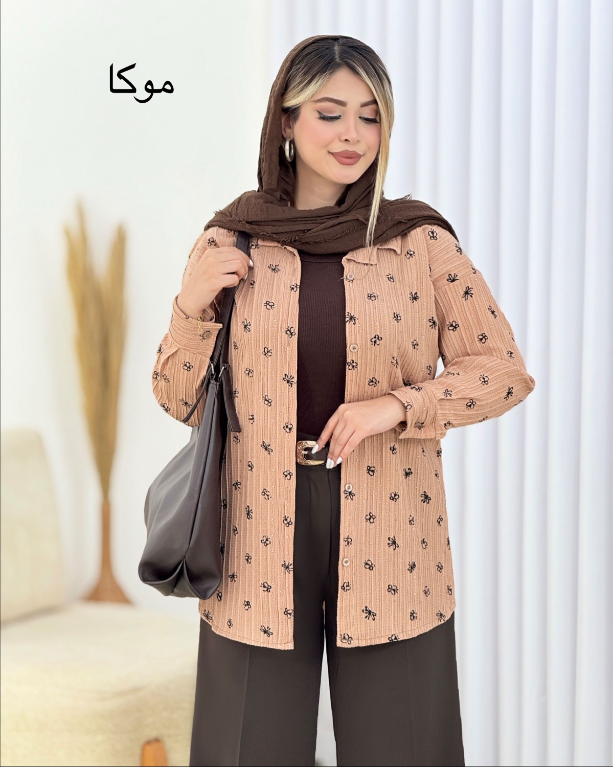 شومیز لمه طرح پروانه کد i558