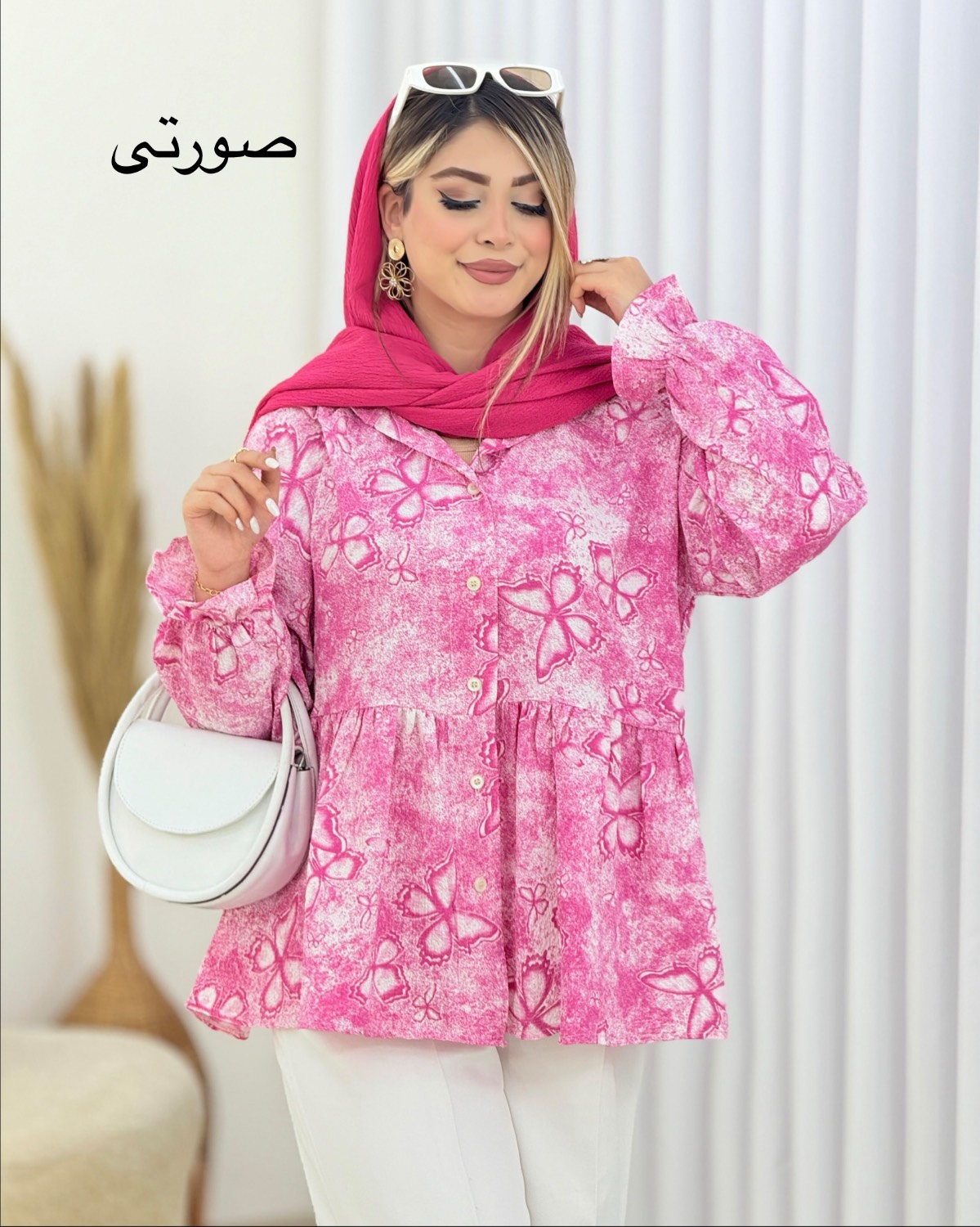شومیز عروسکی طرح پروانه کد i570