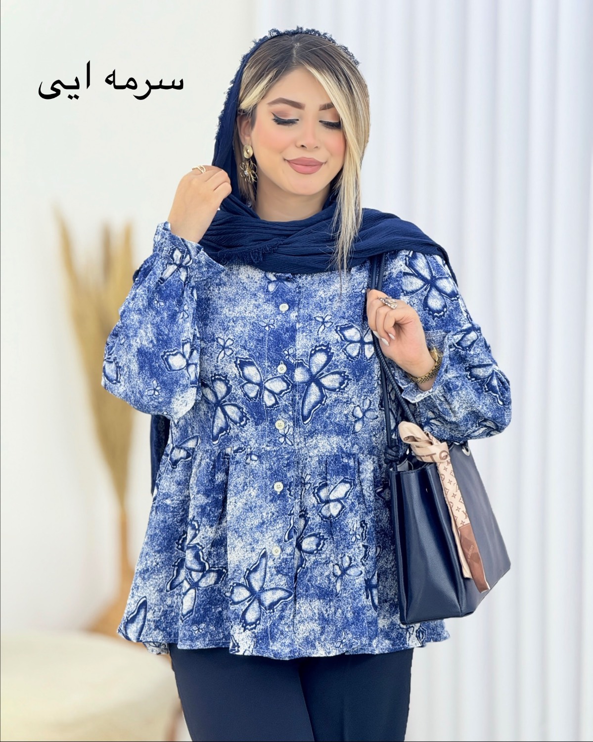 شومیز عروسکی طرح پروانه کد i570