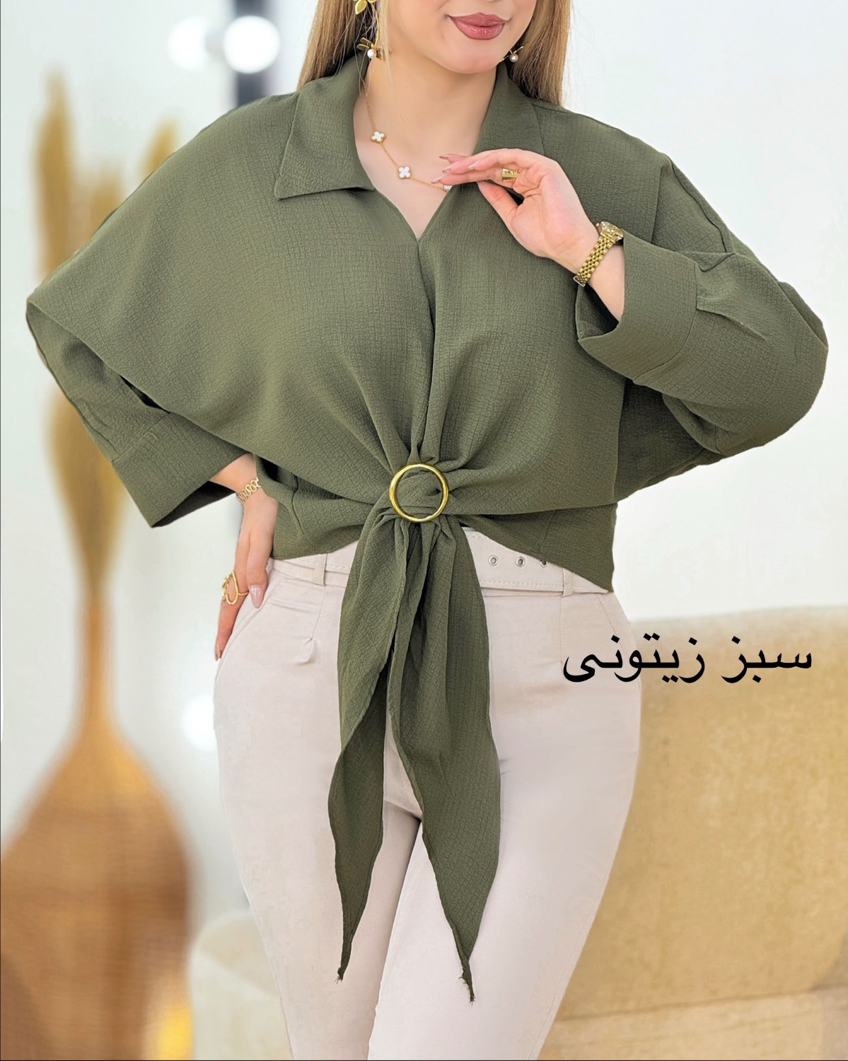 شومیز گره‌ای دخترانه ینزی کد i442
