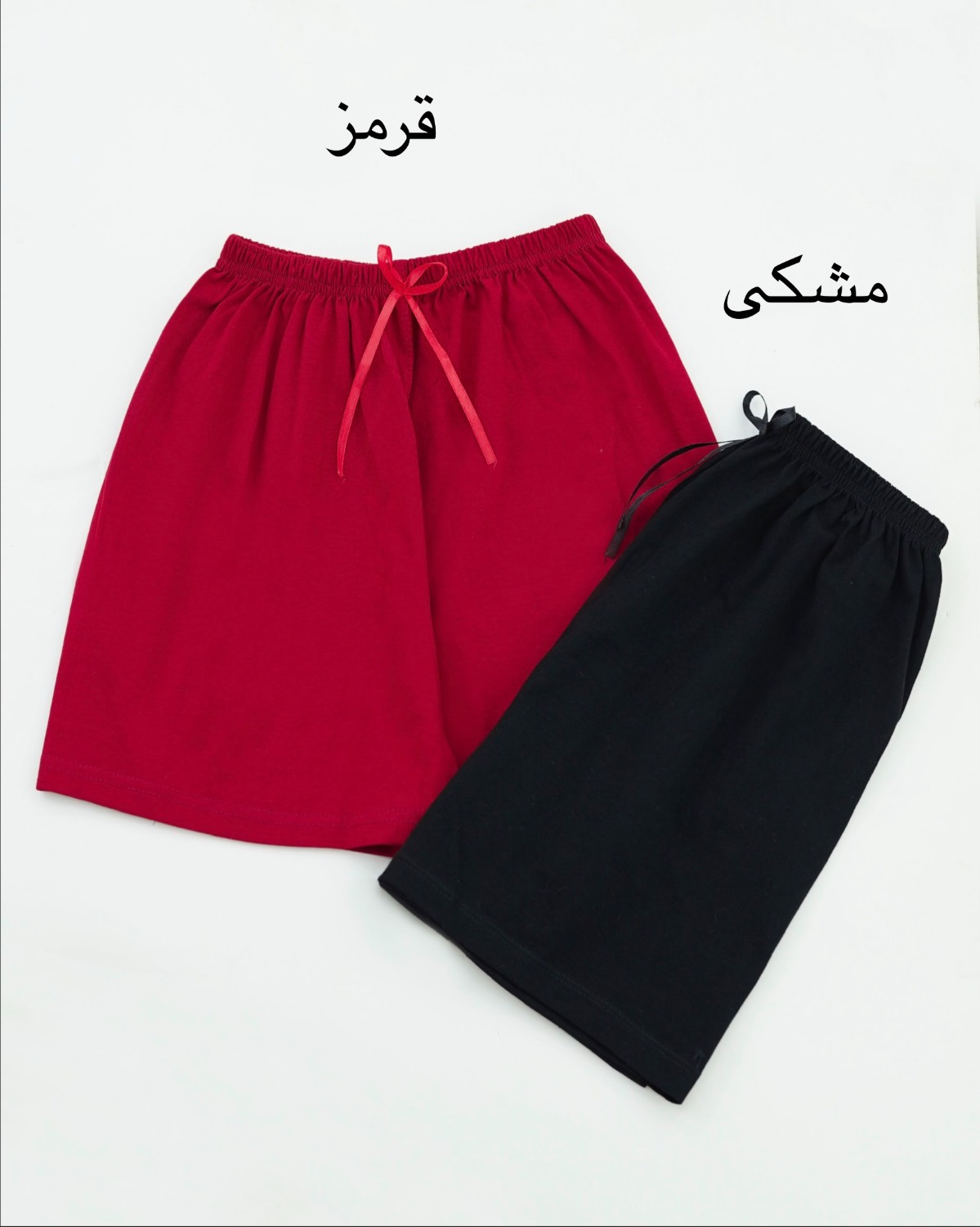 شورتک پنبه‌ای جلو پاپیون کد i623