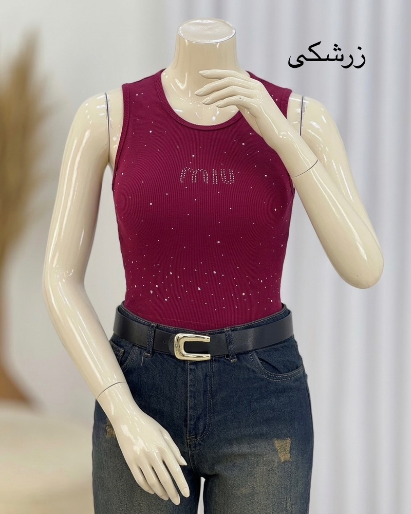 تاپ حلقه ای نگین دار میو کد i621