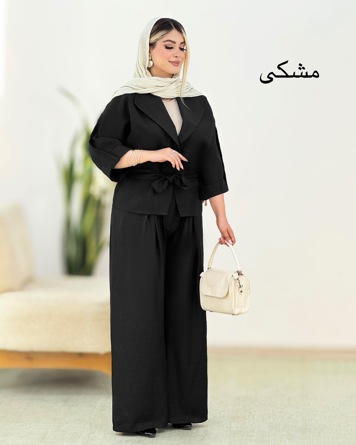 ست شومیز و شلوار پاگون‌دار شانتون کد i414