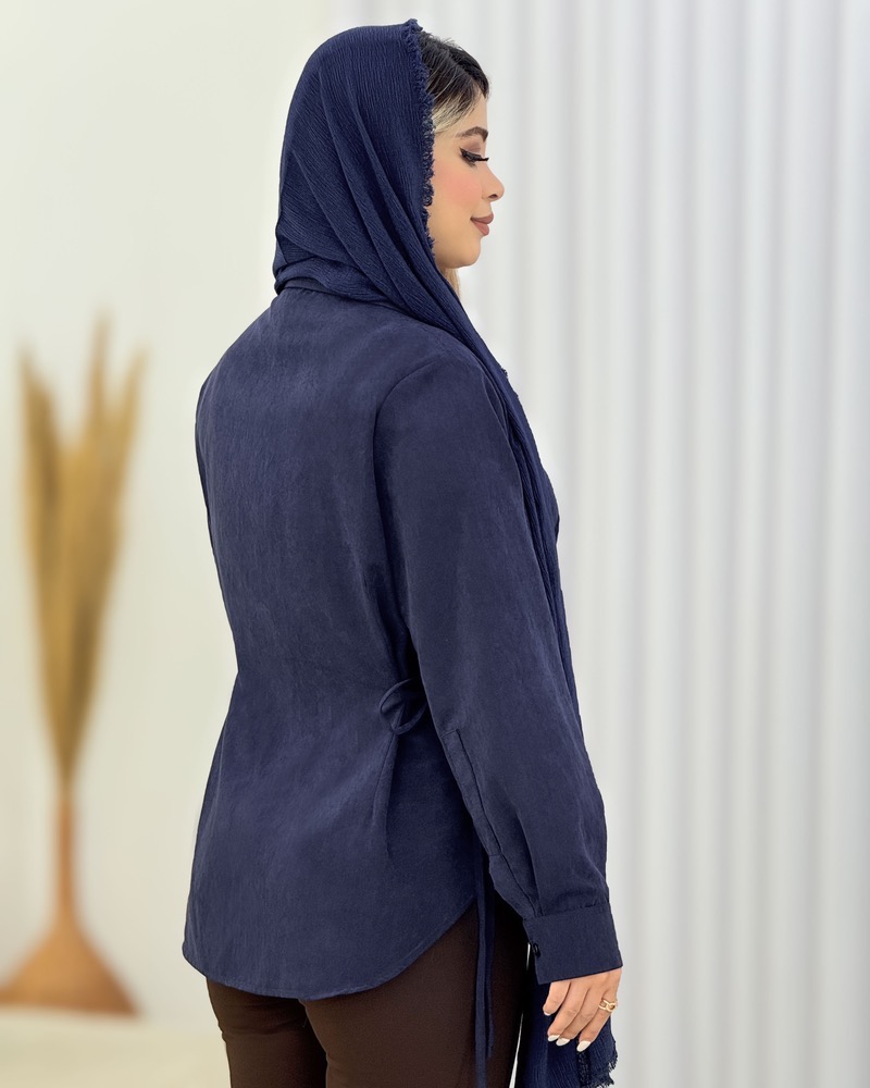 شومیز بنددار پری کد I668