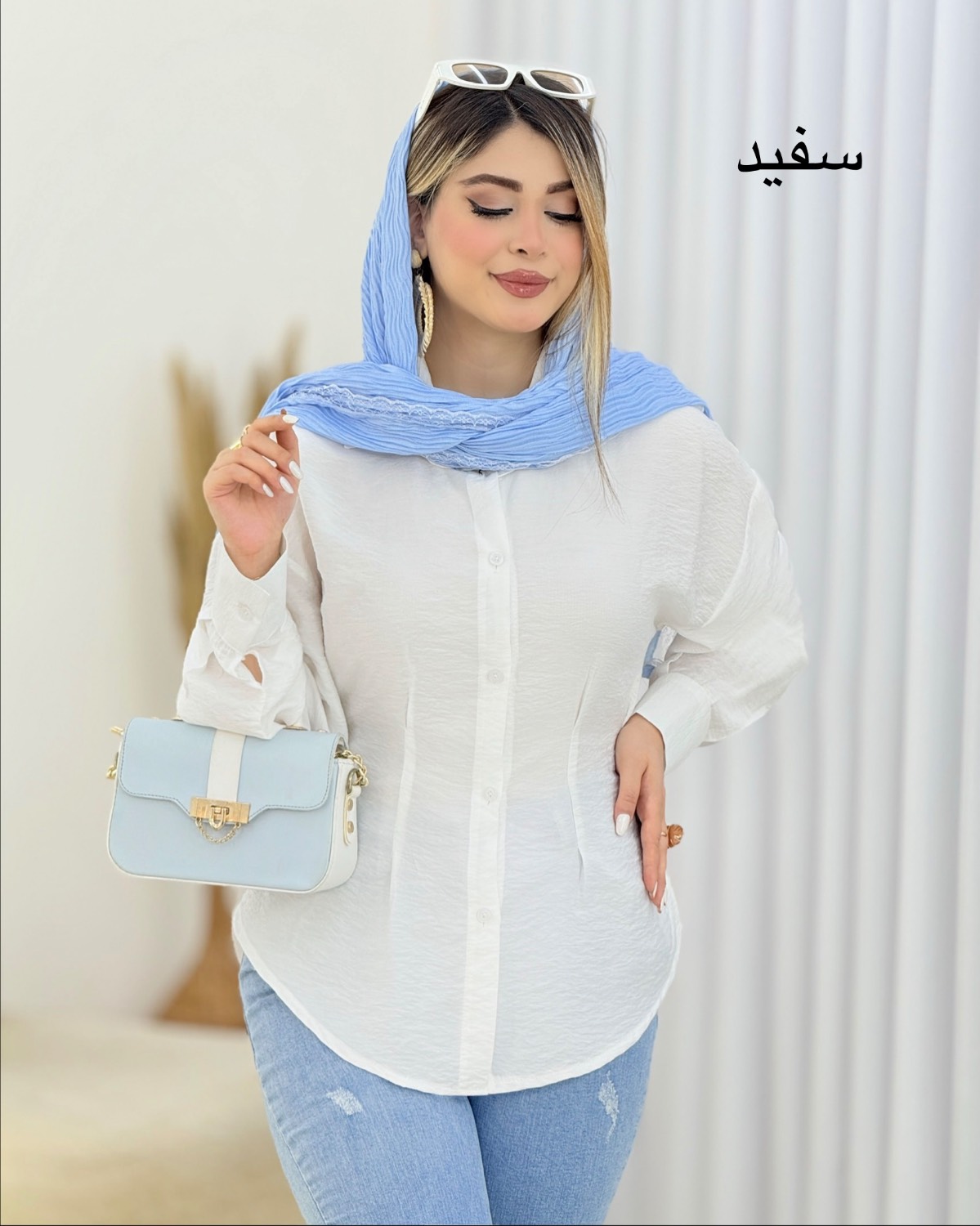 شومیز لیندا عروسکی کمرکش کد i616