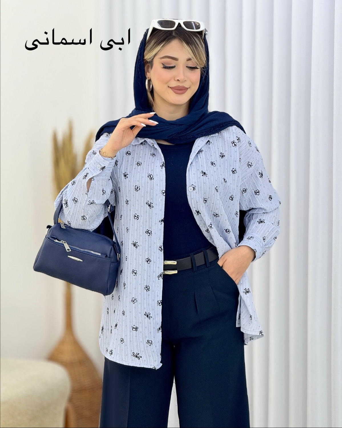 شومیز لمه طرح پروانه کد i558