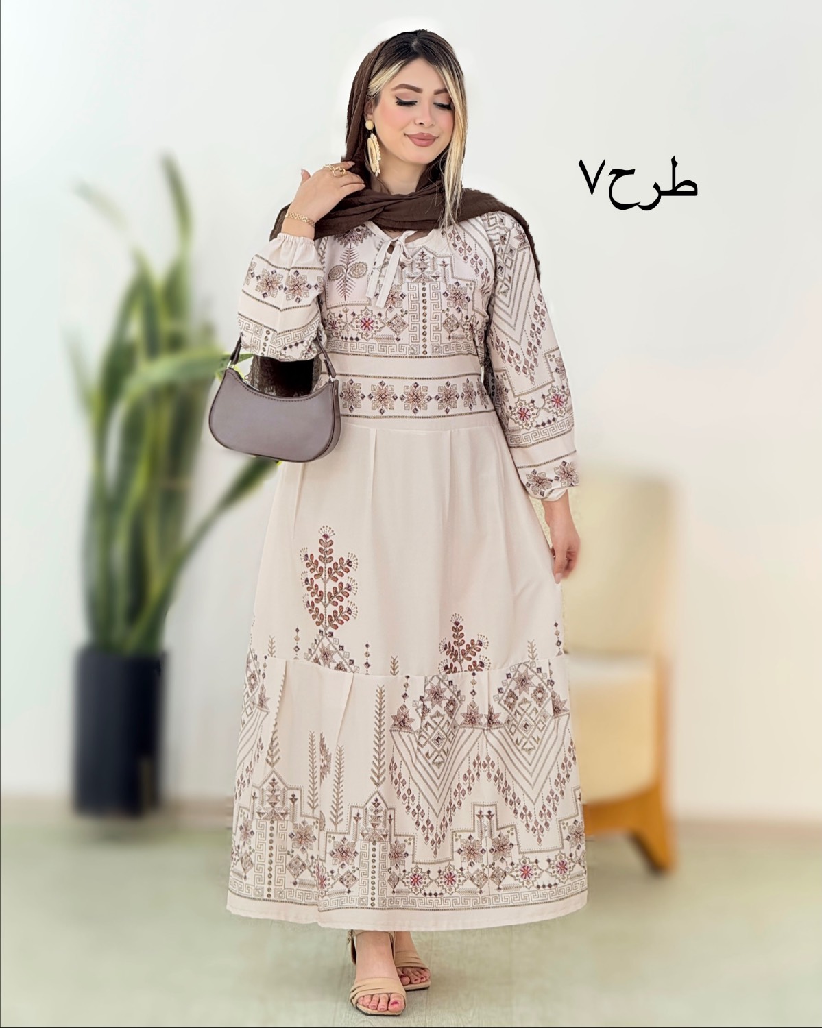 پیراهن ساحلی چاپی بوگاتی کد i439