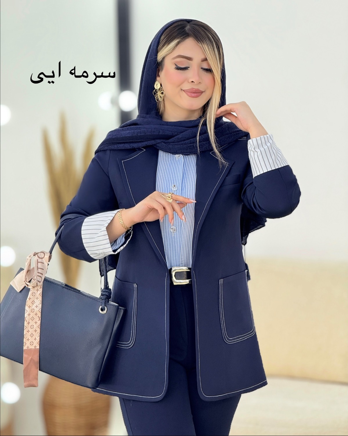 کت آستین دیپلمات کوک‌دوزی کد i435