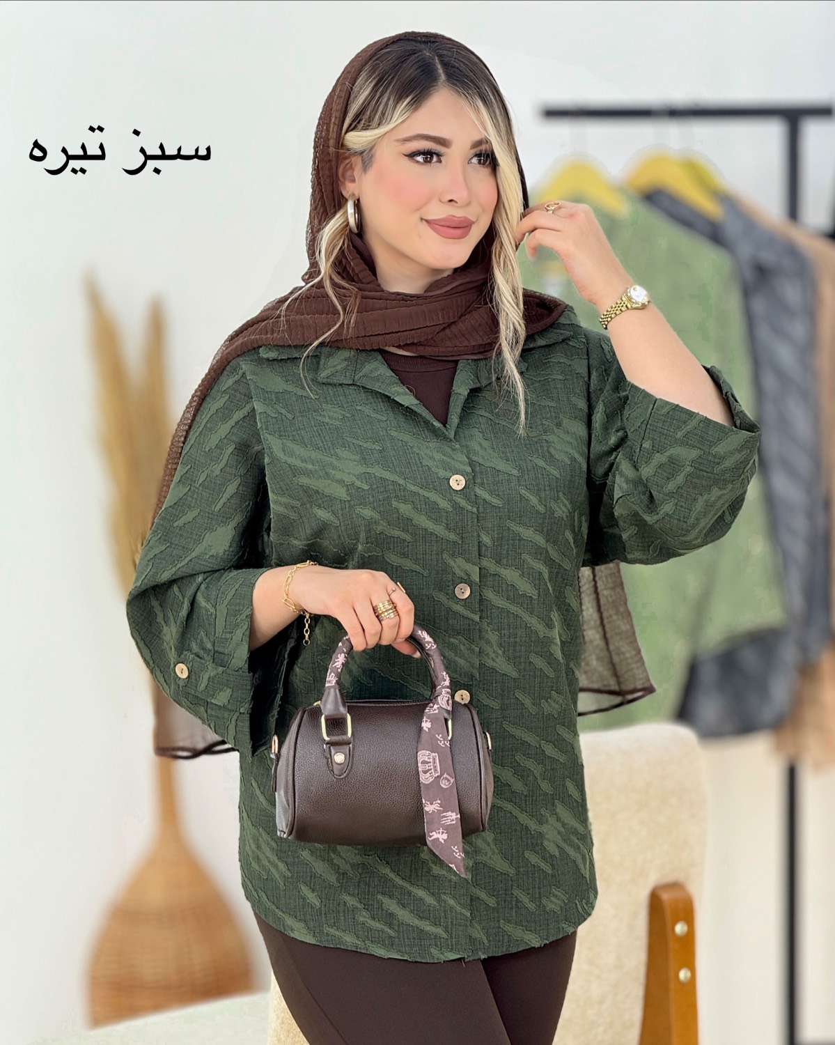 مانتو کسمه پاگون‌دار کد i500