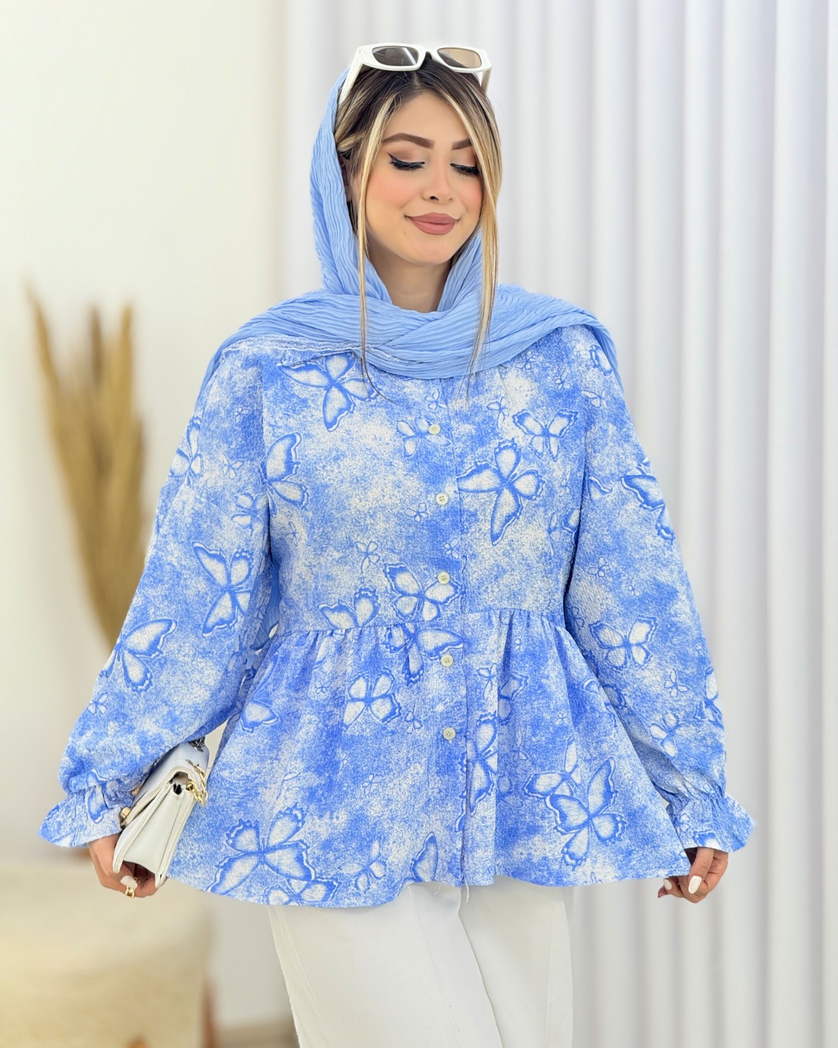 شومیز عروسکی طرح پروانه کد i570