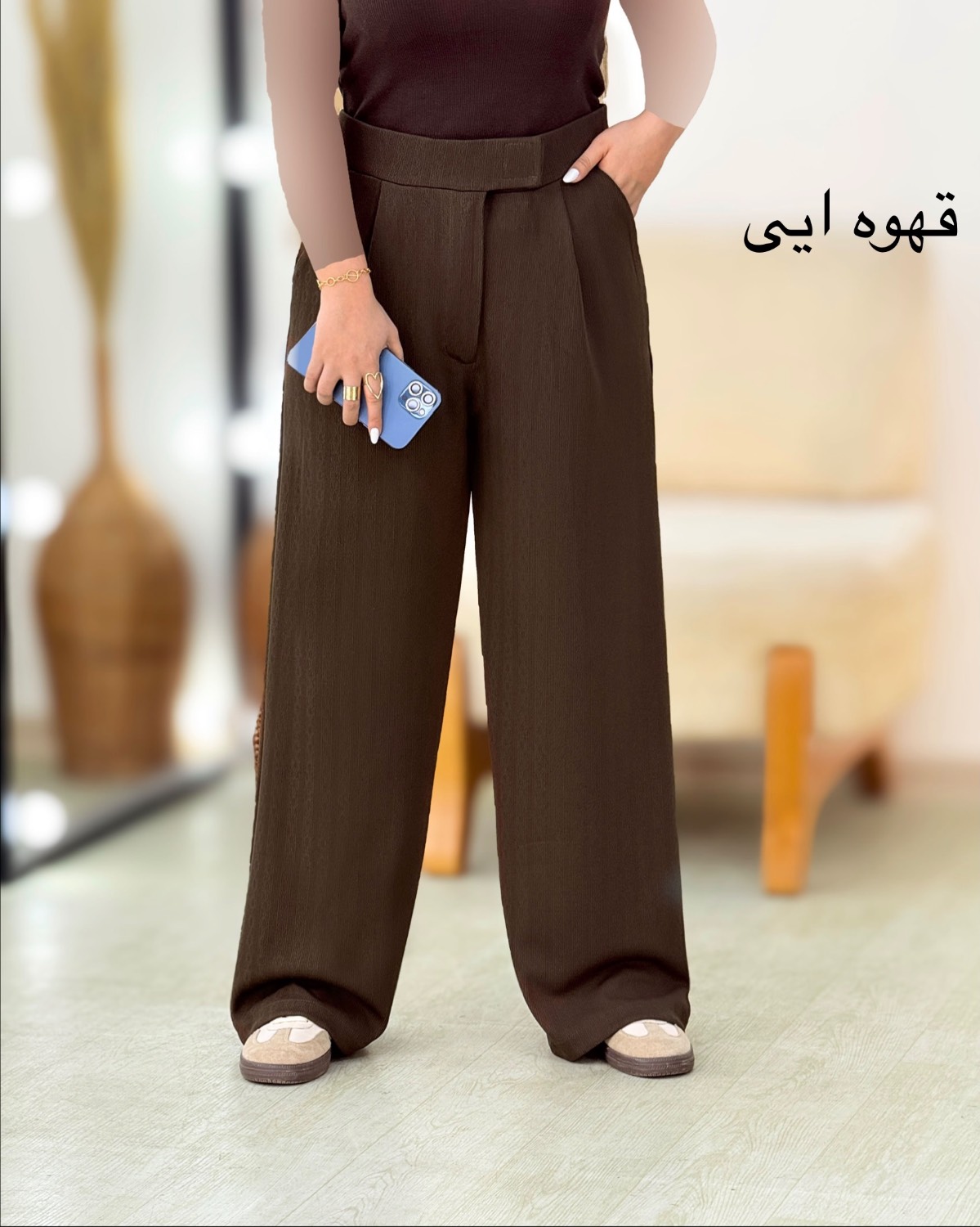 شلوار بگ کمر چسب کد i497