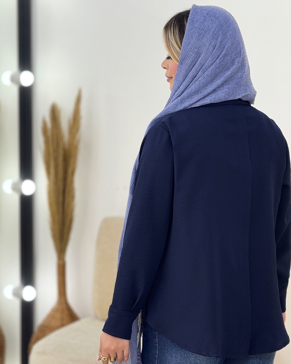 شومیز ینزی پشت پیل چاکدار کد i443