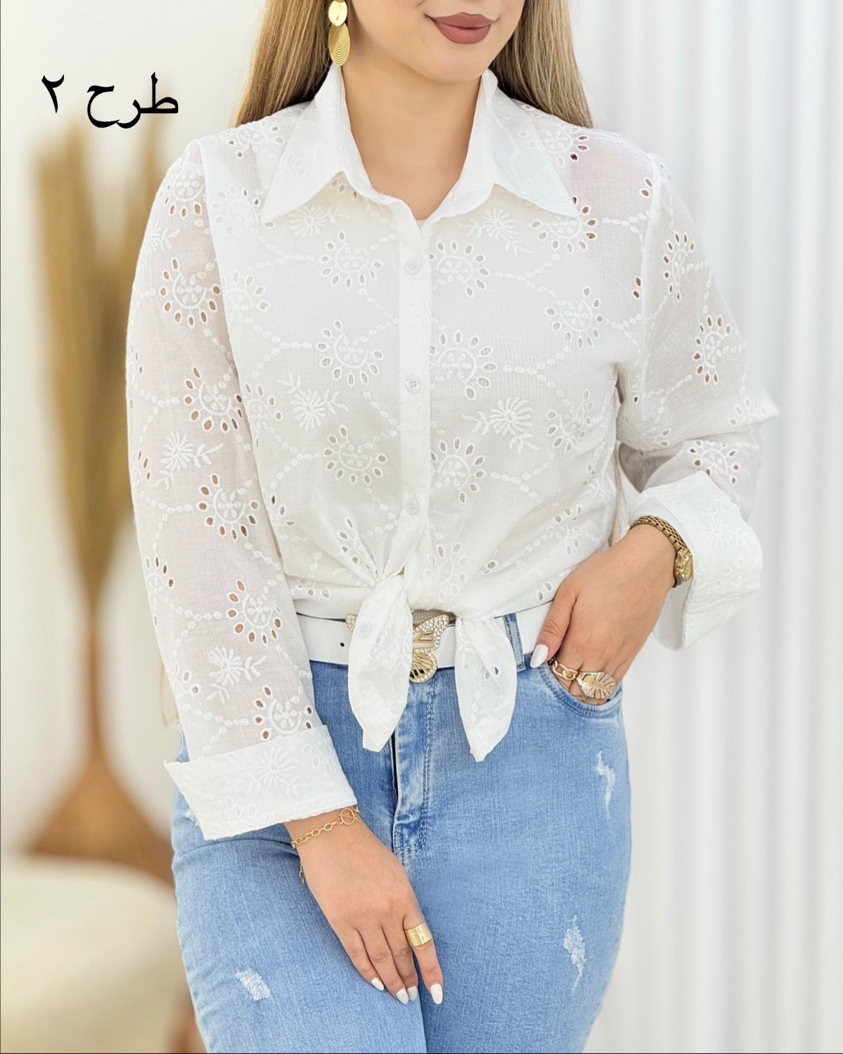مانتو لینن سوزن دوزی کد i608