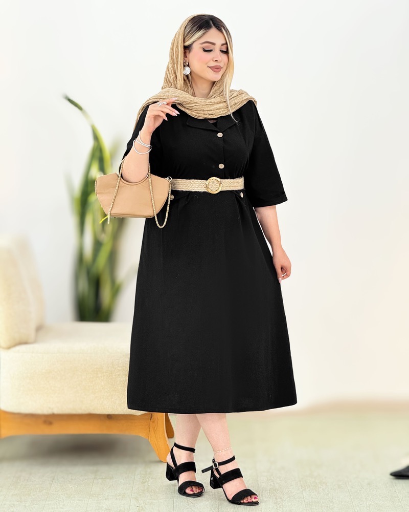کفتان کمربند کنفی کد I404
