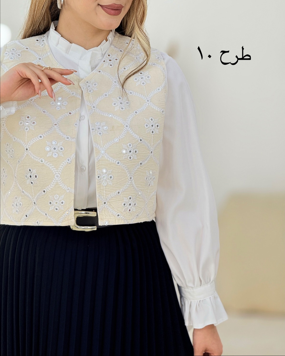 ست جلیقه و دامن سنتی کد i386