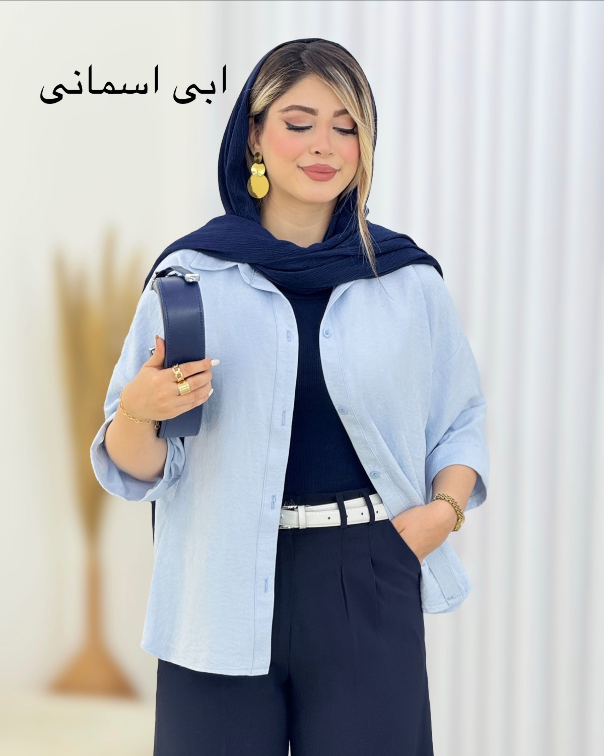 شومیز سیلک پاکتی کد I609