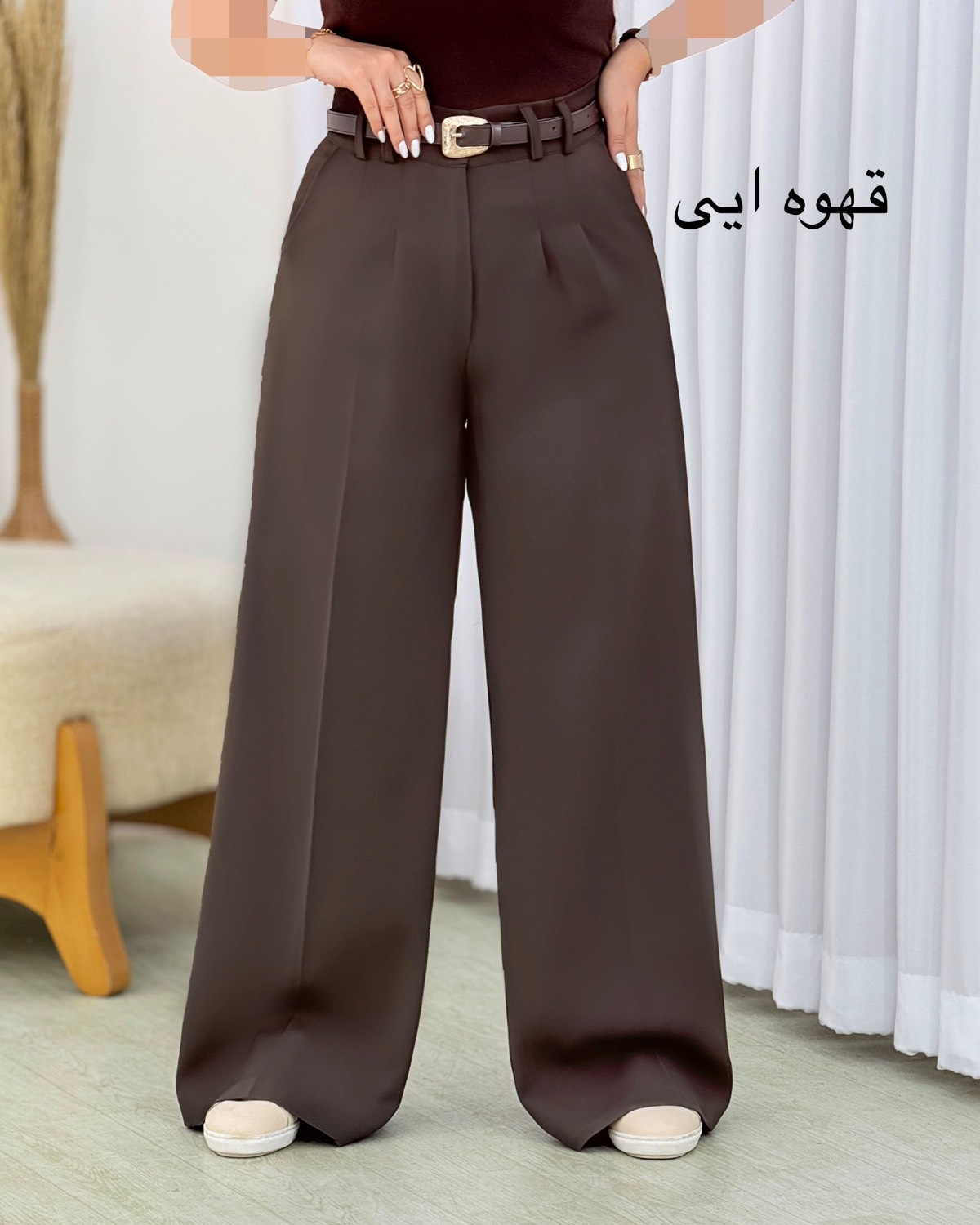شلوار کرپ فول بگ کد i492