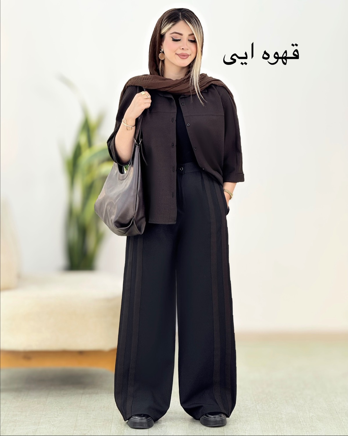 ست شومیز و شلوار دو خط کد i426