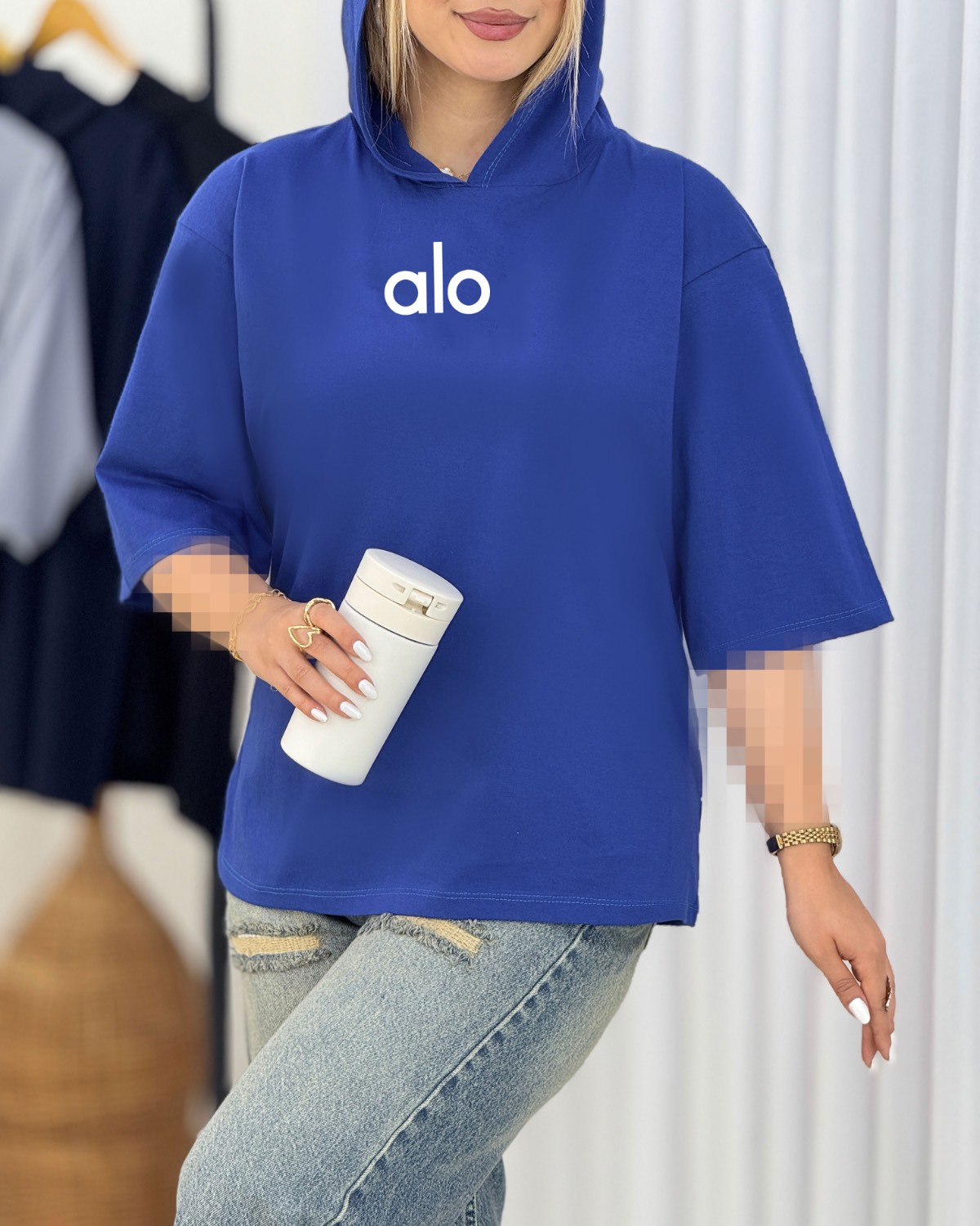 تیشرت کلاهدار طرح alo کد i450