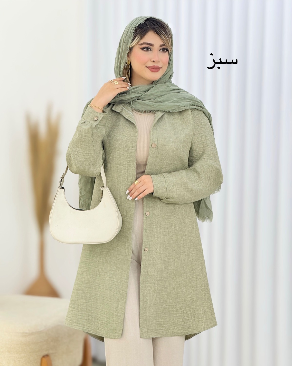 مانتو بلند شانتون جودون کد i571