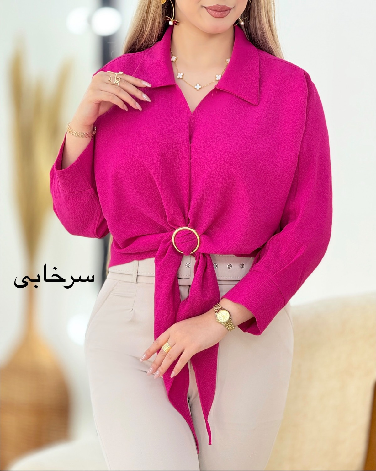 شومیز گره‌ای دخترانه ینزی کد i442