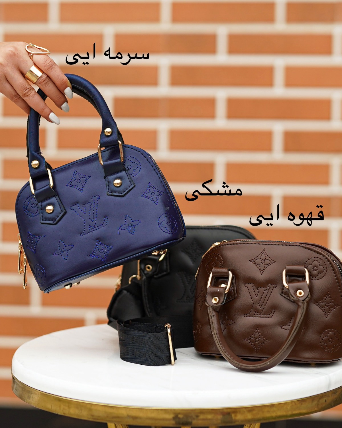کیف صندوقی چرم لویی ویتون کد i507