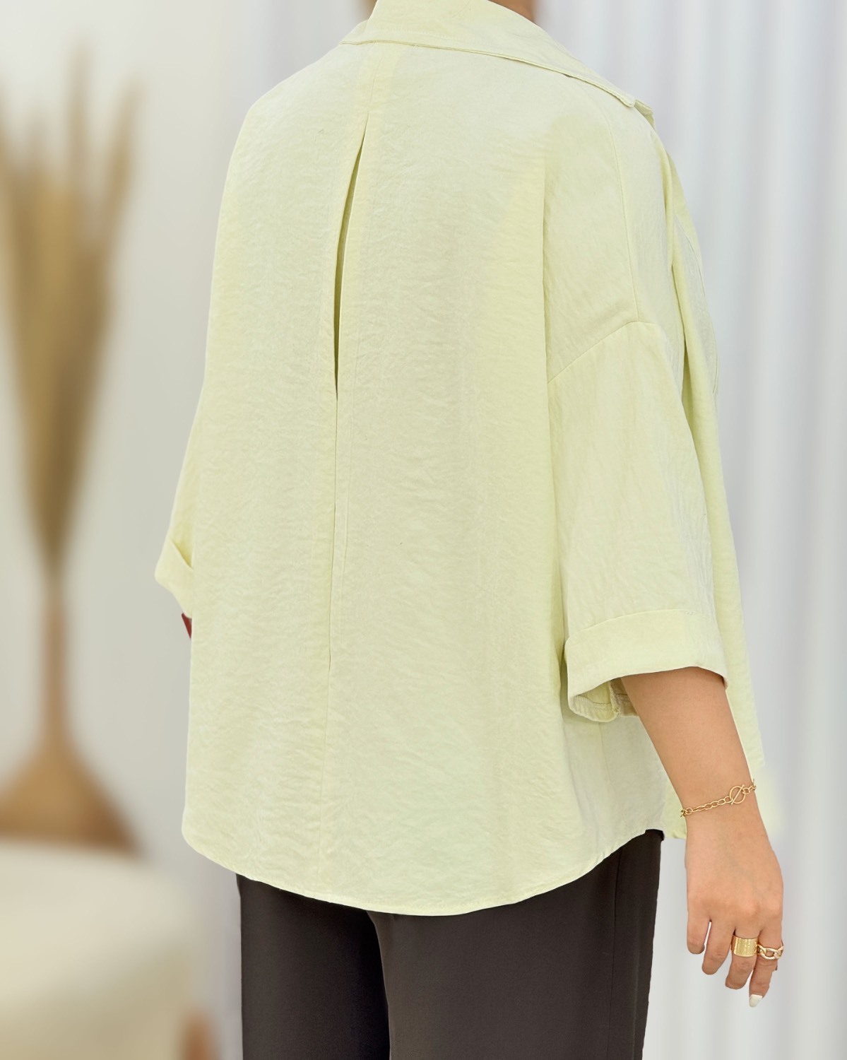 شومیز سیلک پاکتی کد I609