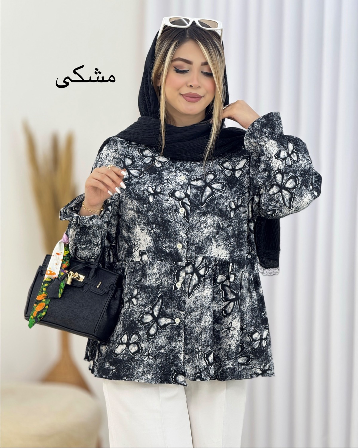 شومیز عروسکی طرح پروانه کد i570