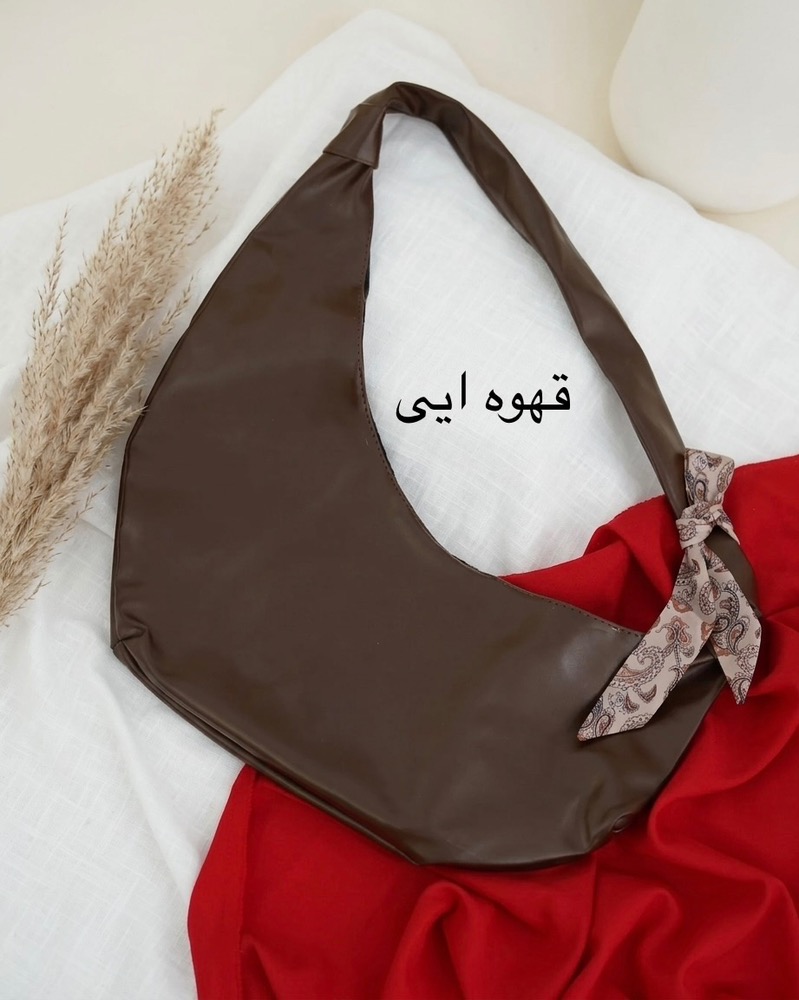 کیف شل چرم دستمال‌دار کد i512