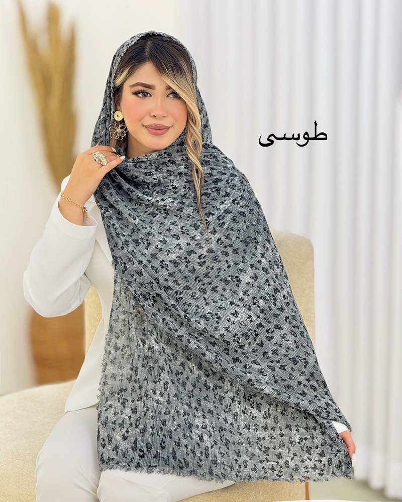شال پلیسه مدل پروانه کد i709