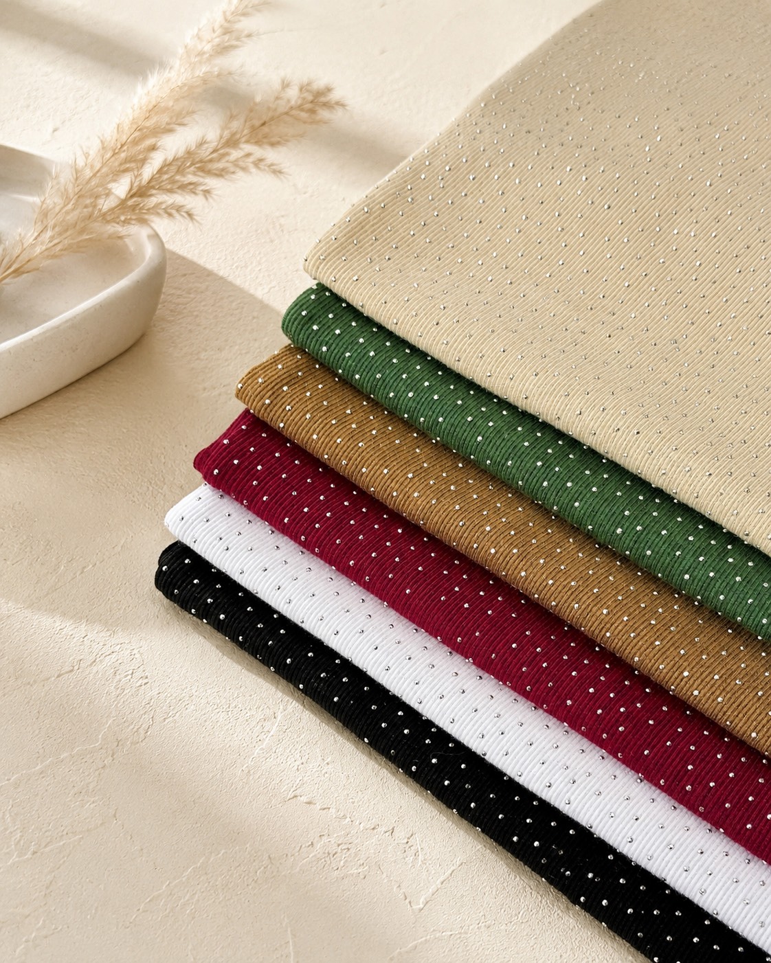 تاپ بند ماکارون نگین‌دار کد i619