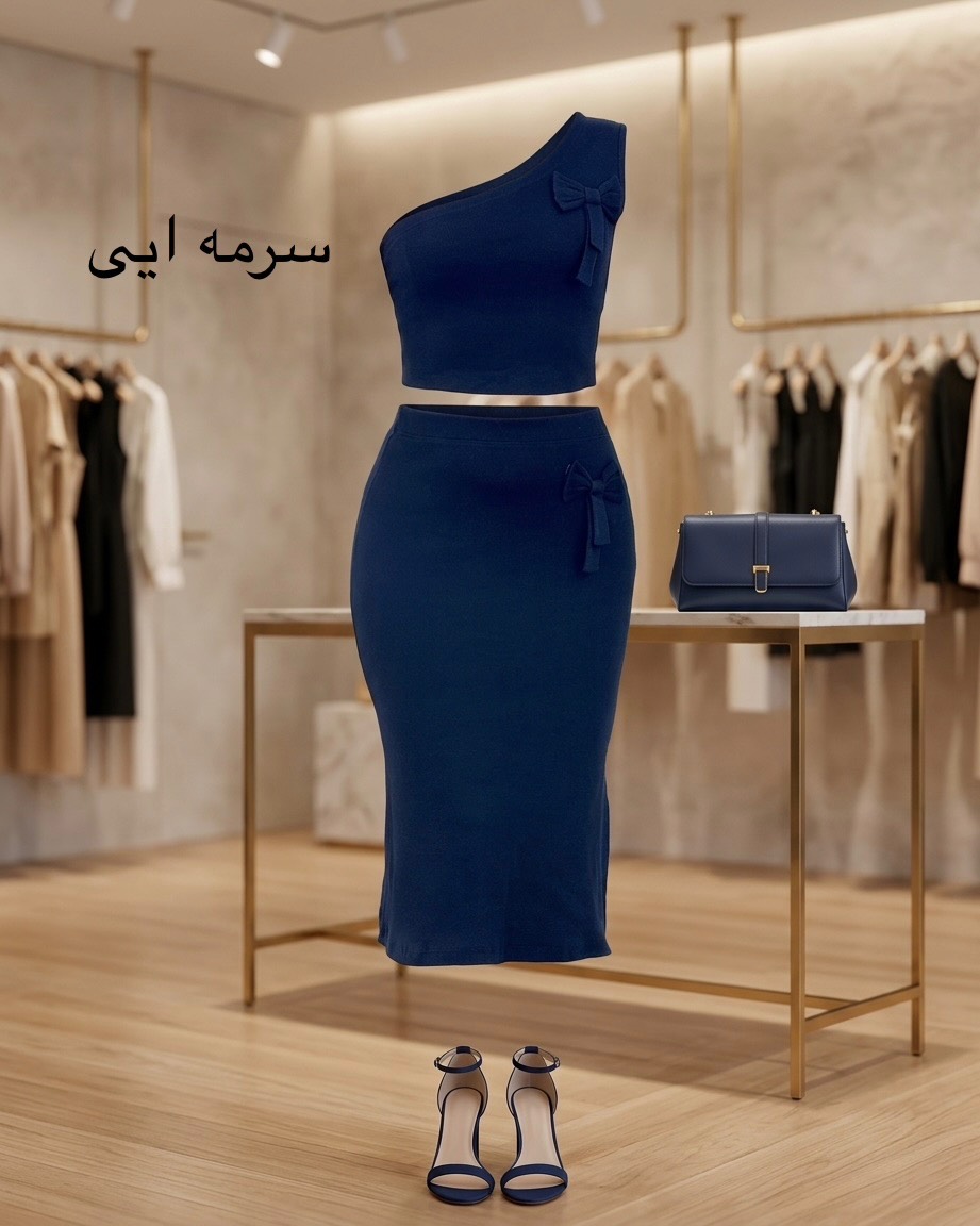 ست تاپ دامن پاپیون کد i784