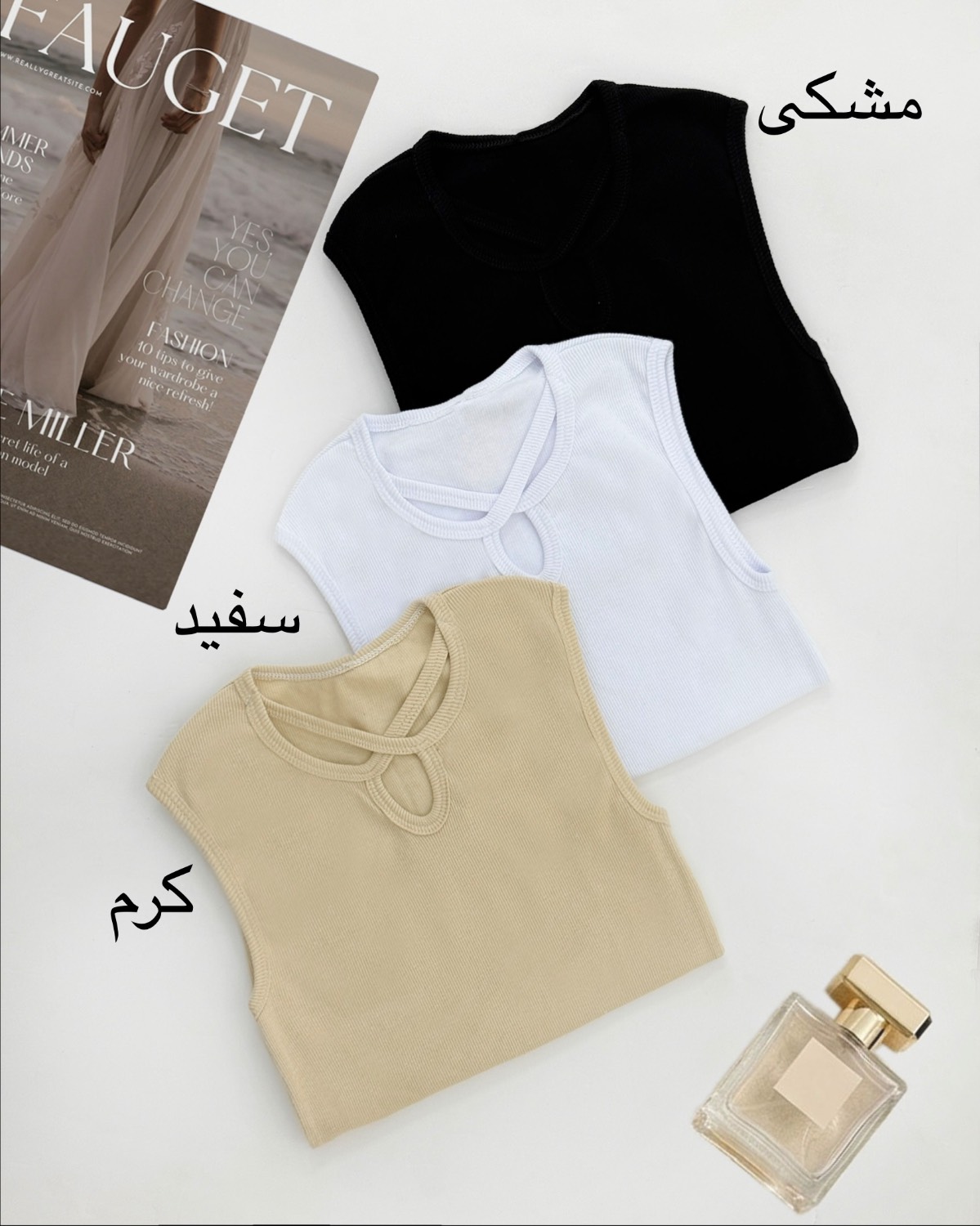 تاپ یقه ضربدری فانریپ کد i380