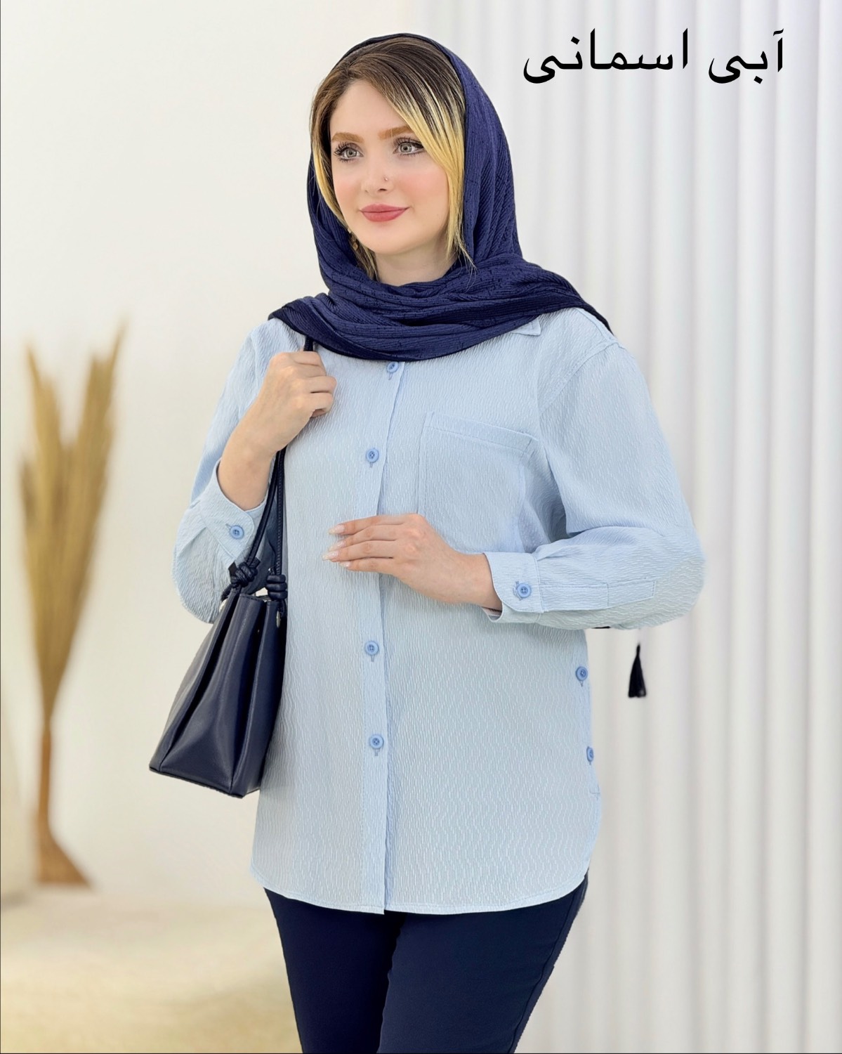 شومیز بغل دکمه وِیو کد i757