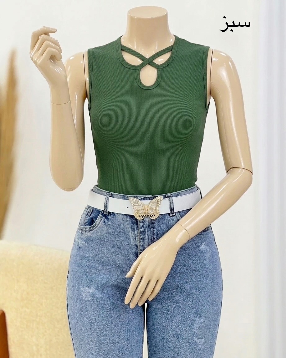 تاپ یقه ضربدری فانریپ کد i380