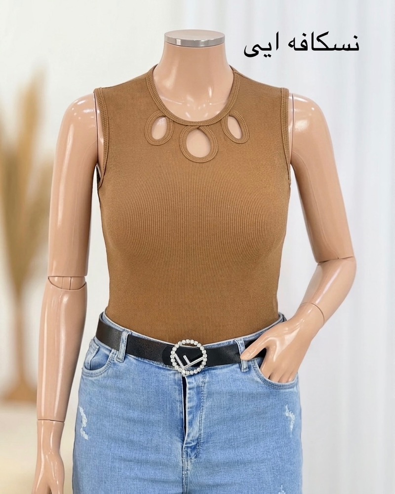 تاپ حلقه‌ای یقه اشکی کد i626