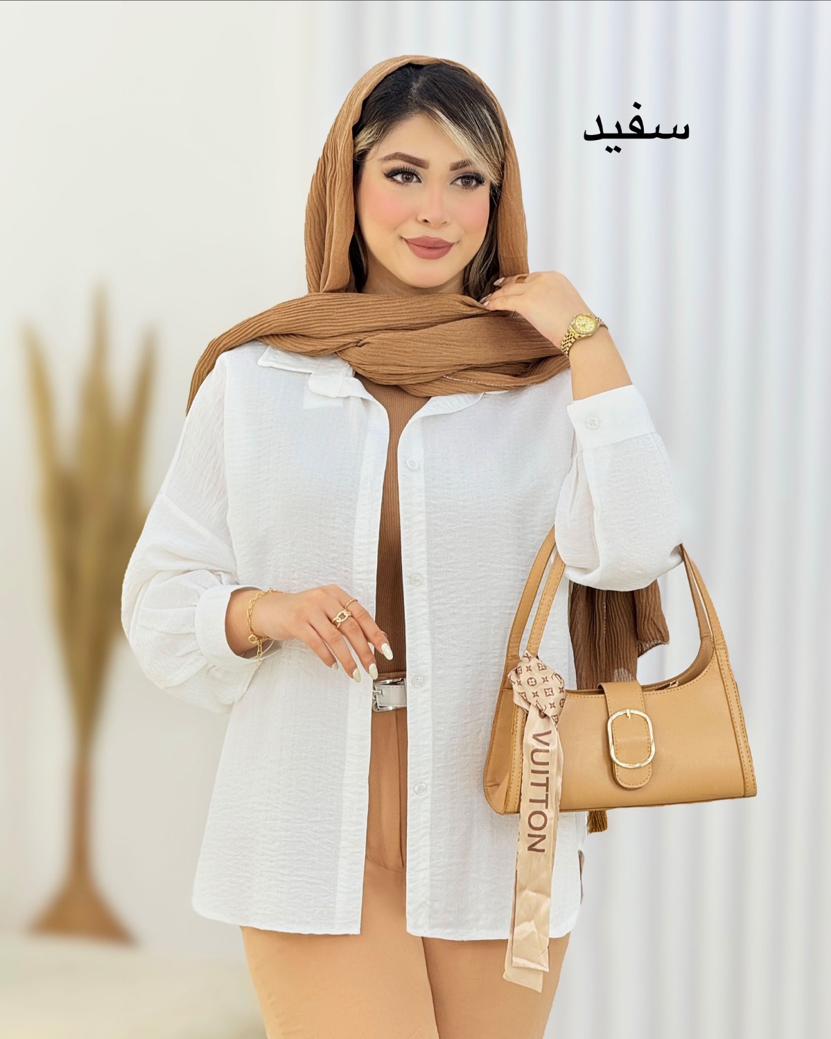 شومیز دکمه‌دار شانتون ژاکارد کد i667
