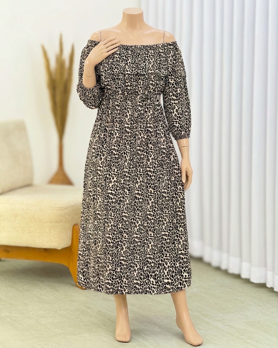پیراهن ساحلی نخی کمر کش کد i357