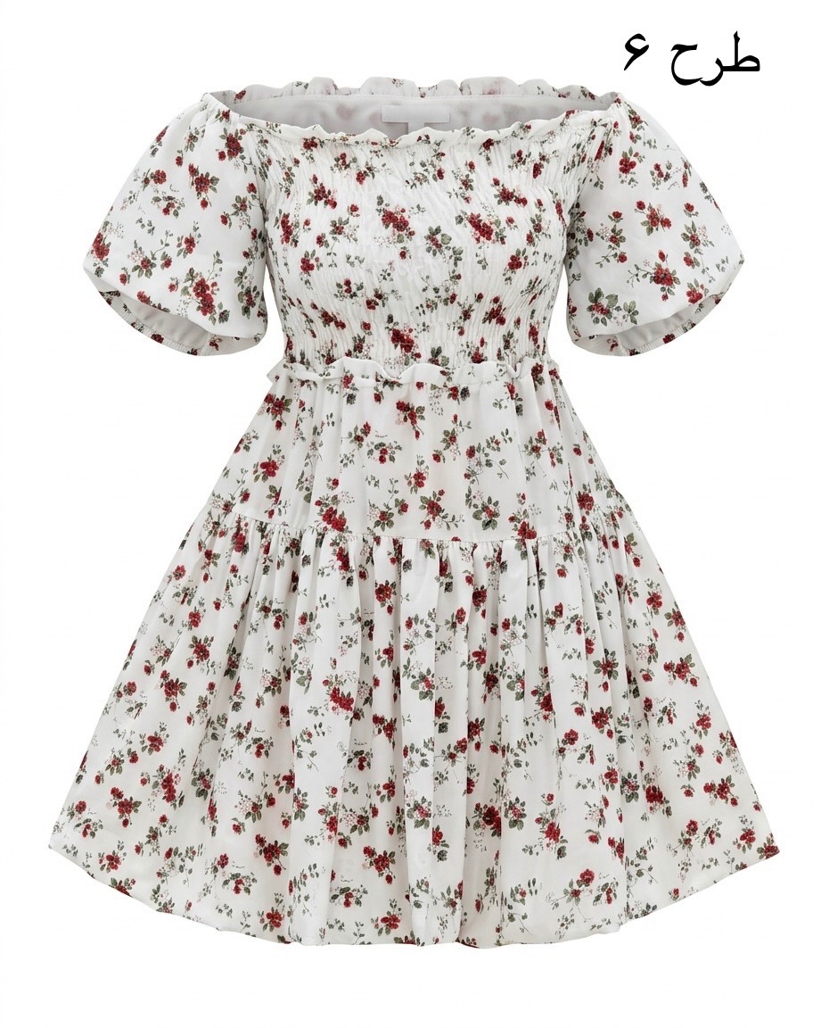 پیراهن بوگاتی کوتاه عروسکی کد i878