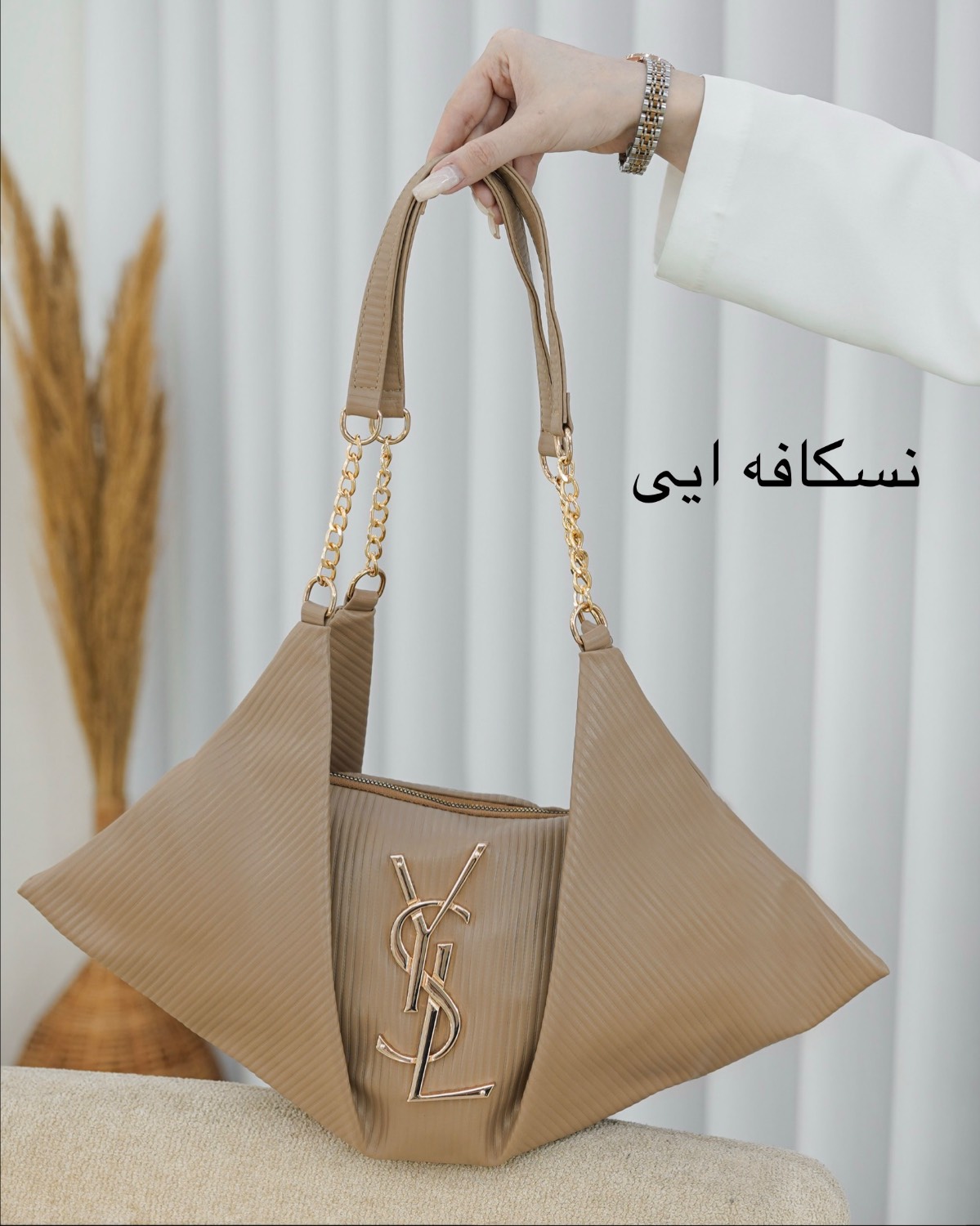 کیف چرم مجلسی ایو سن لوران (YSL) کد i825