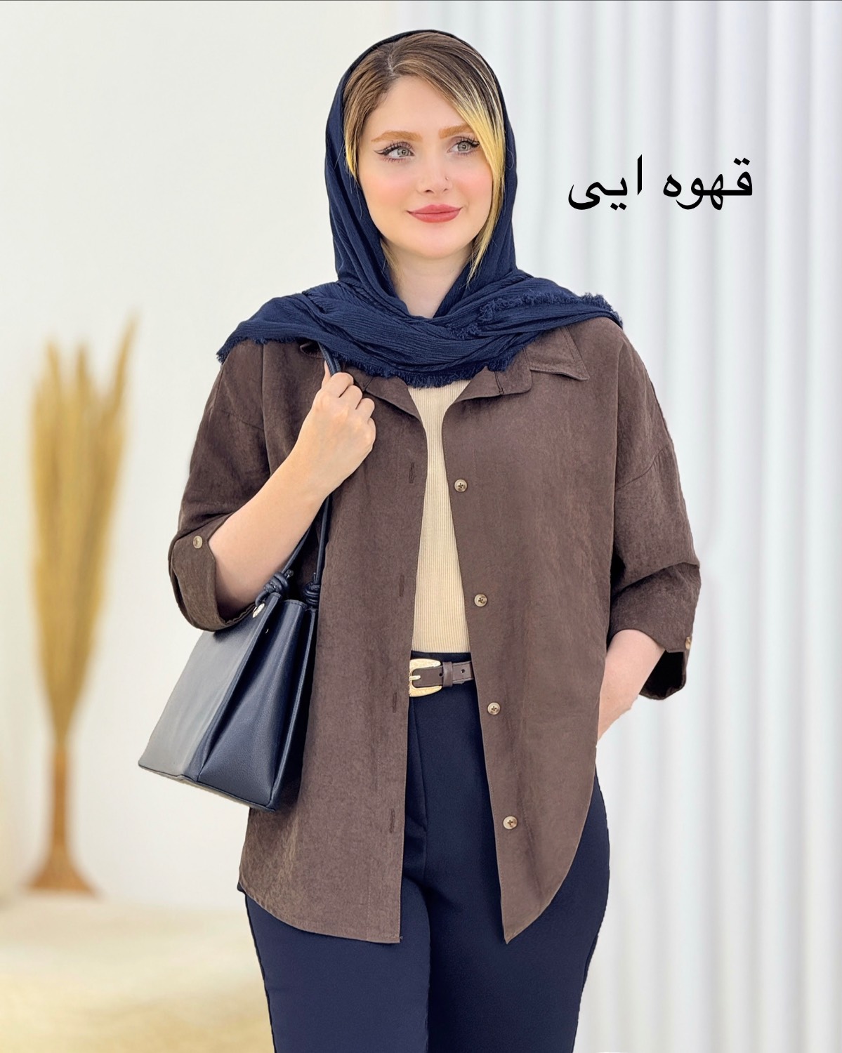 شومیز دکمه نما پری کد i764
