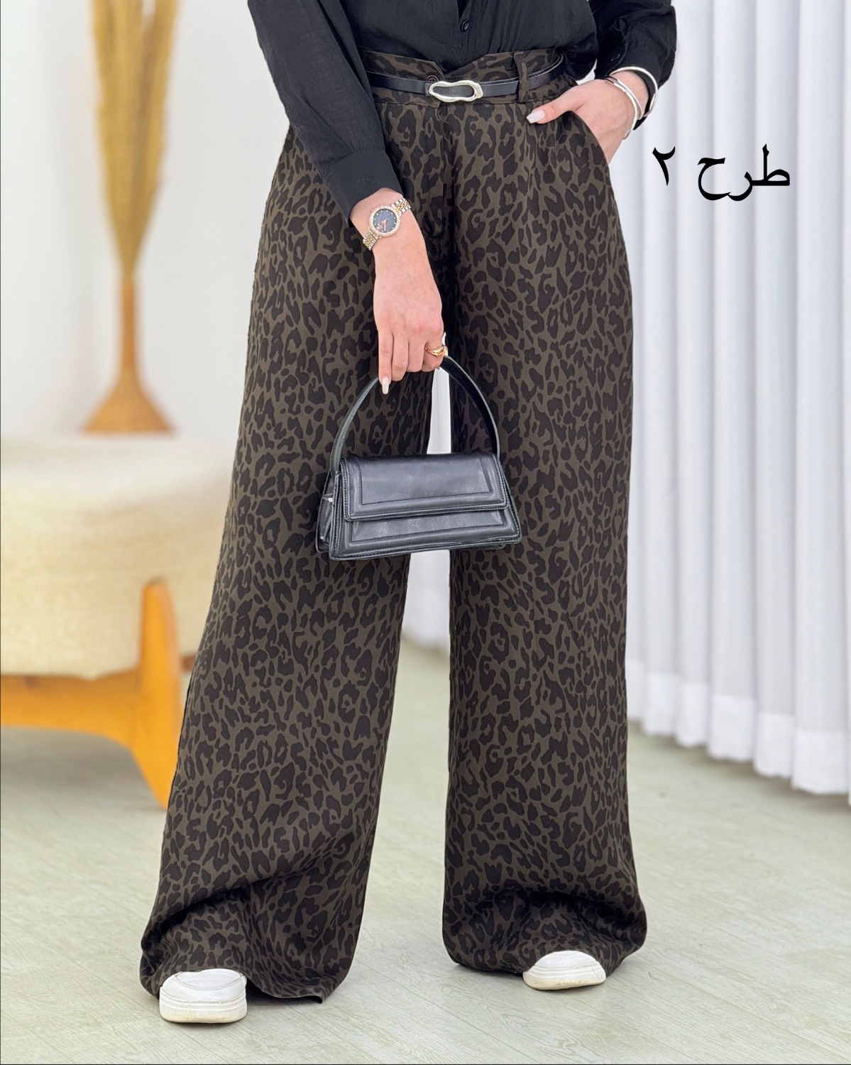شلوار سیلک پلنگی کد i797